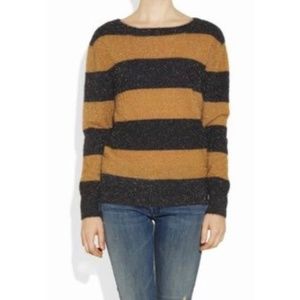 Navy/Orange Tinsel Rugby Sweater